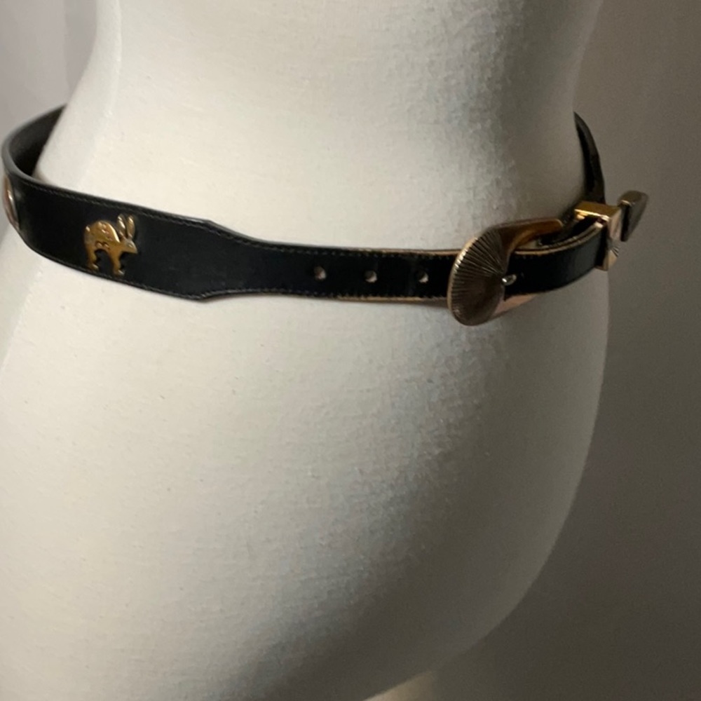 Silver Creek Collection Vintage Embellished Leather Belt